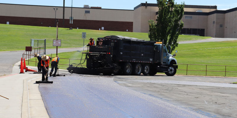 Asphalt Maintenance with Slurry Seal | Morgan Pavement